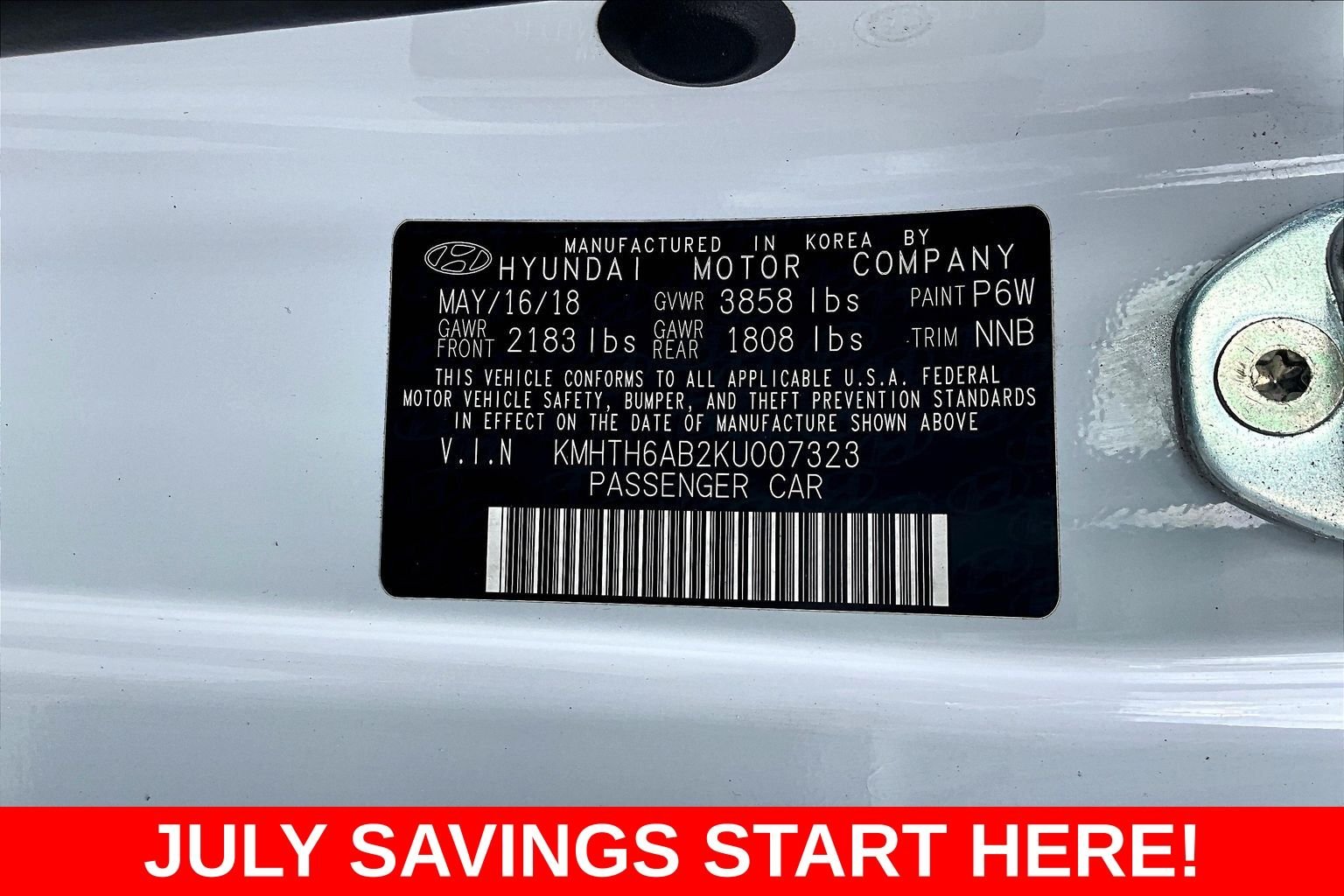 Used 2019 White Hyundai Turbo image 19