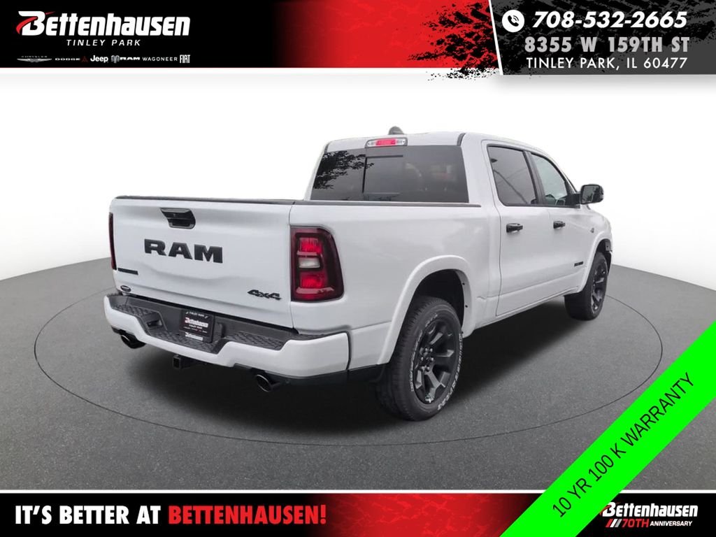 New 2026 Bright White Clear-Coat Exterior Paint RAM Big Horn image 4
