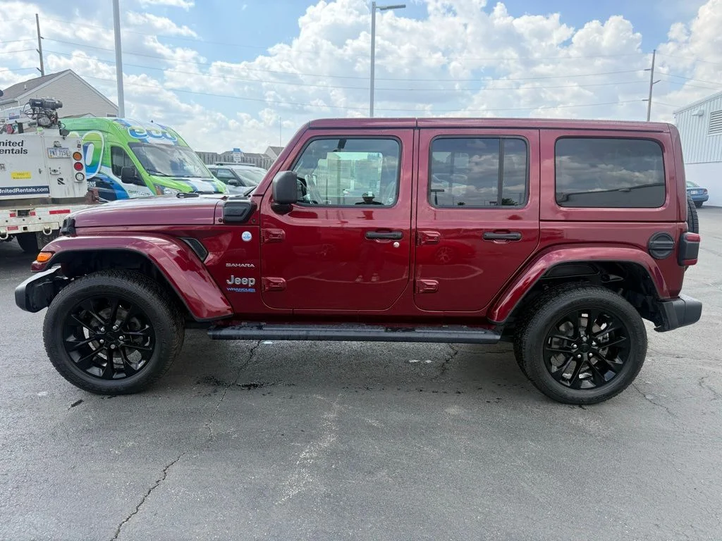 Used 2021 Red Jeep Unlimited Sahara 4xe image 8