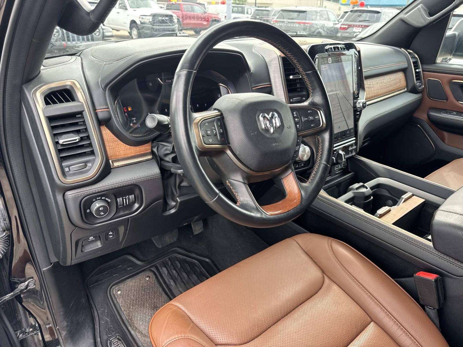 Used 2024 Diamond Black Crystal Pearlcoat Ram Longhorn image 18