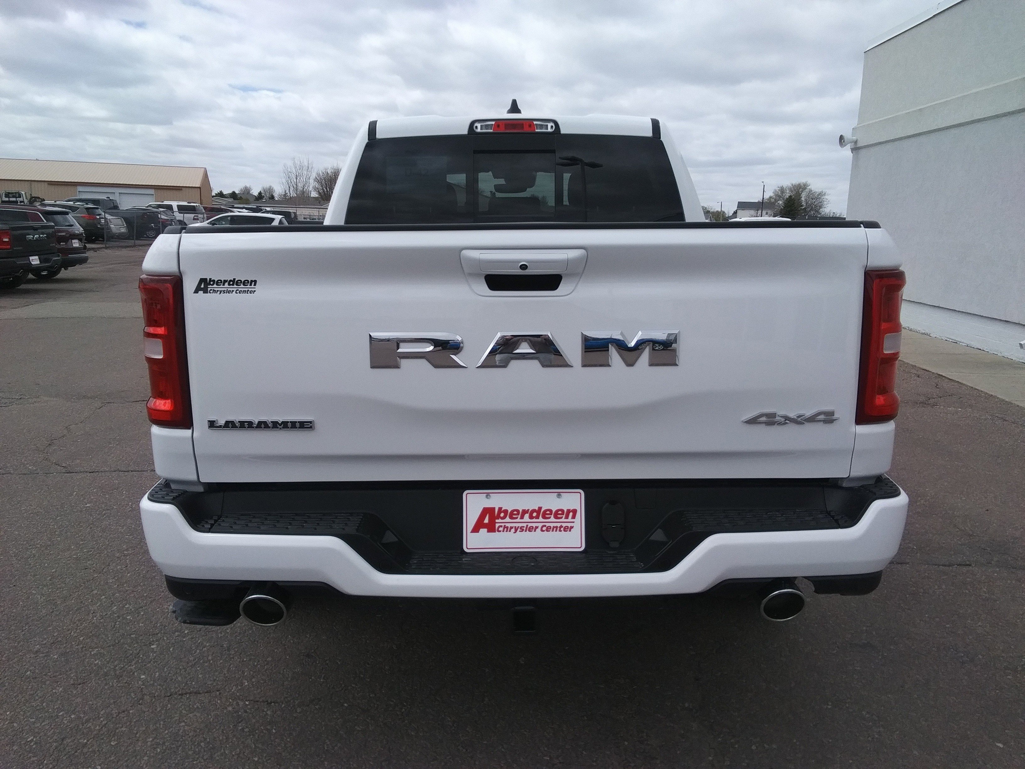 New 2026 Bright White Clear-Coat Exterior Paint RAM Laramie image 6
