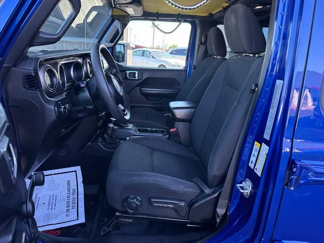 Used 2018 Blue Jeep Unlimited Sport image 21
