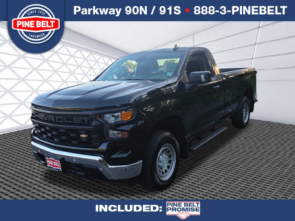 Certified Used 2025 Black Chevrolet WT image 1