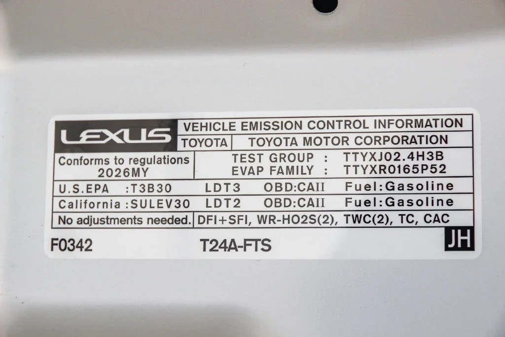 New 2026 Wind Chill Pearl Lexus  350 F SPORT HANDLING AWD image 27
