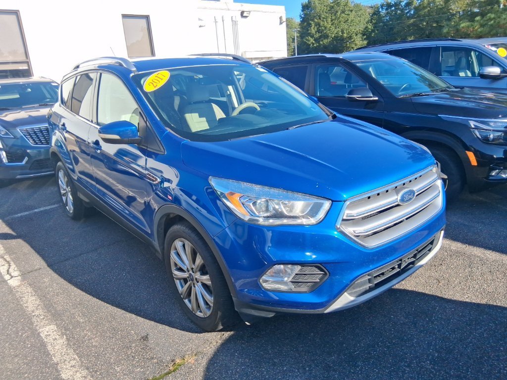 Used 2017 Blue Ford Titanium image 3