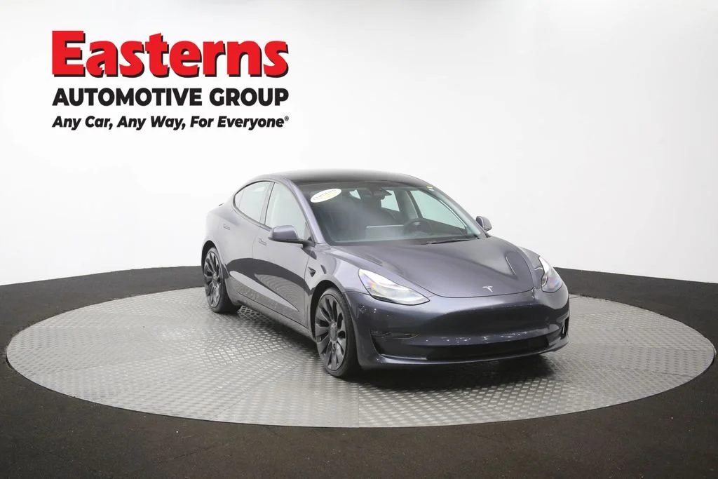 Used 2022 Gray Tesla Performance image 45