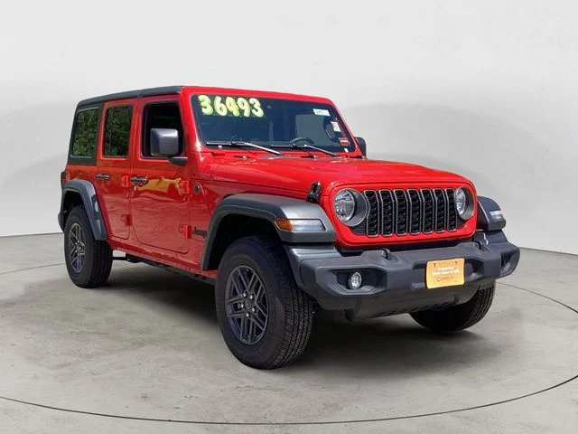 Certified Used 2025 Red Clearcoat Jeep Sport S image 7