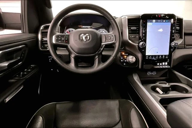 Used 2023 Diamond Black Crystal Pearlcoat Ram Laramie image 6