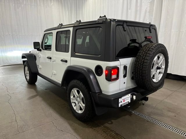 Used 2020 White Jeep Unlimited Sport S image 6
