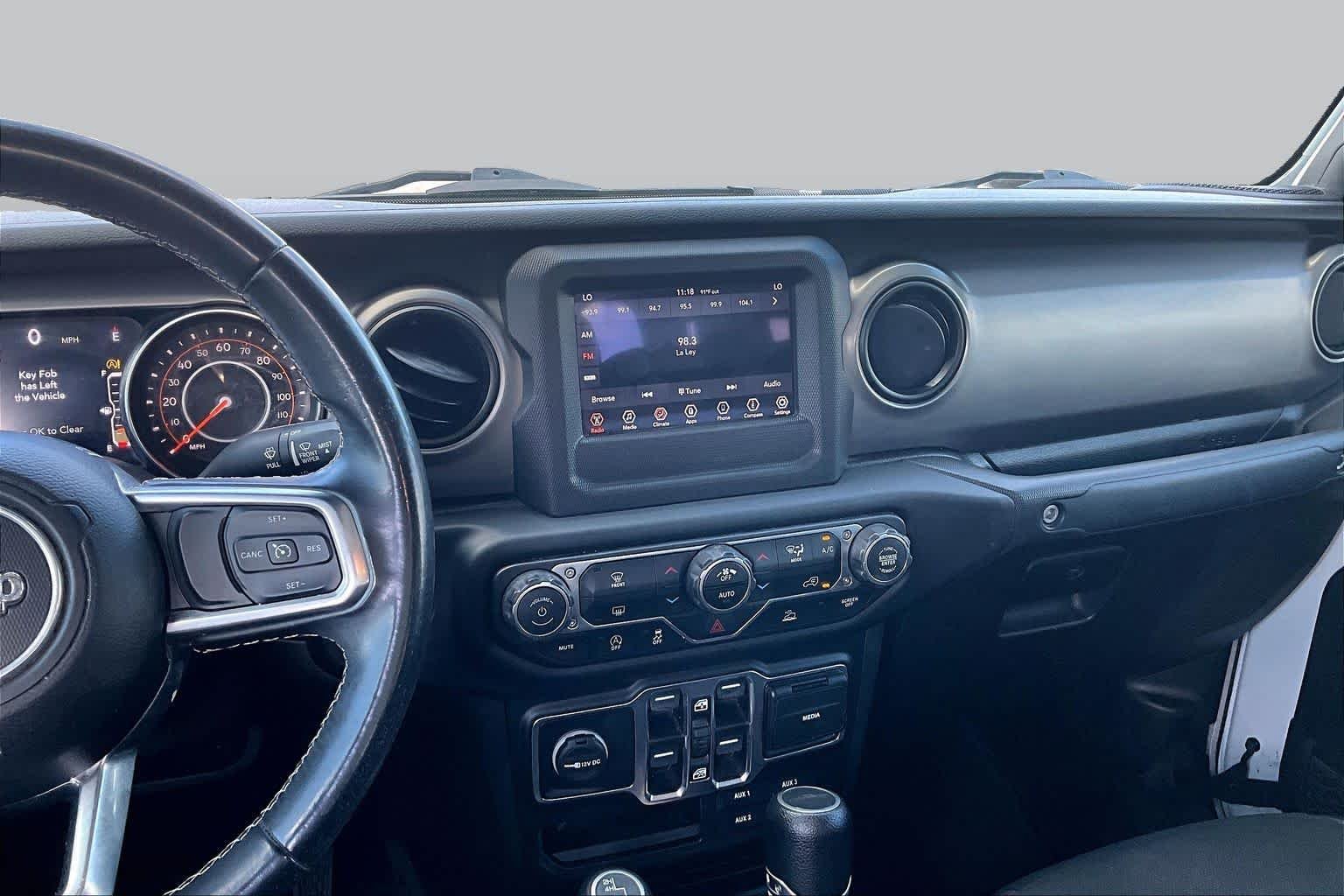 Used 2020 Bright White Clearcoat Jeep Sport S image 7
