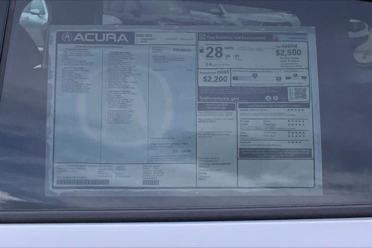 New 2026 Urban Gray Pearl Acura  image 22