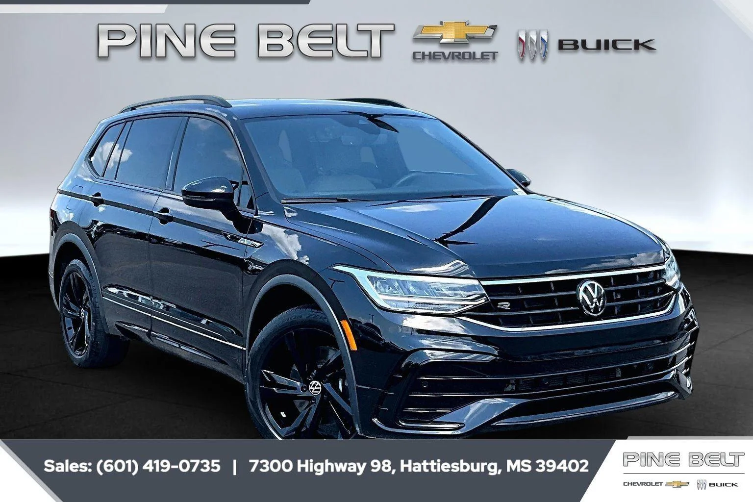 Used 2024 Deep Black Pearl Volkswagen SE R-Line Black image 1