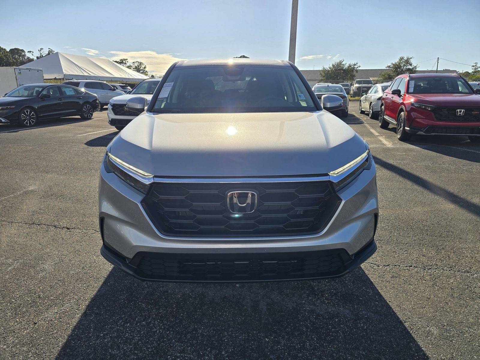 New 2026 Solar Silver Metallic Honda LX image 6