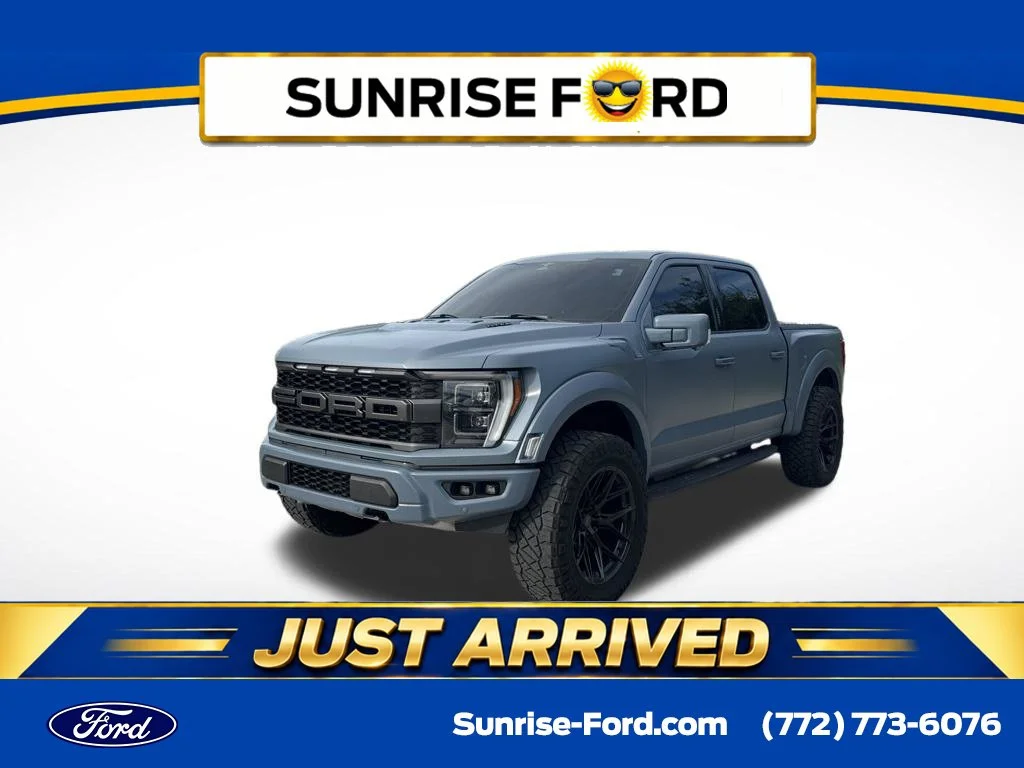 Used 2023 Azure Gray Metallic Ford Raptor image 1