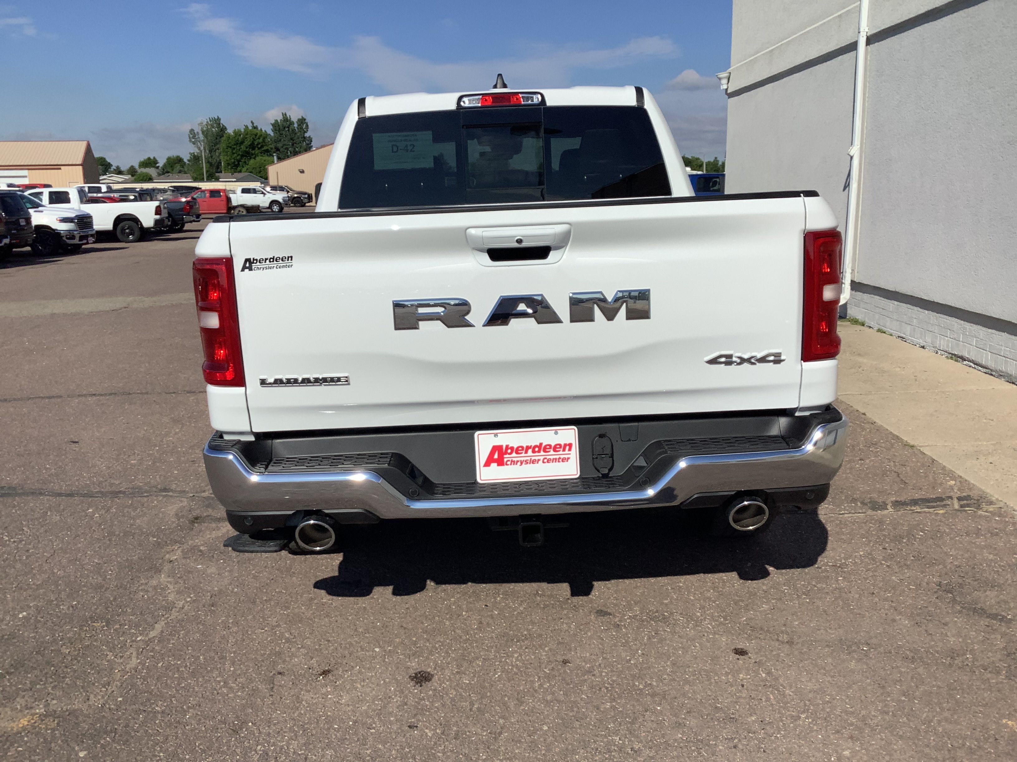 New 2026 Bright White Clear-Coat Exterior Paint RAM Laramie image 6