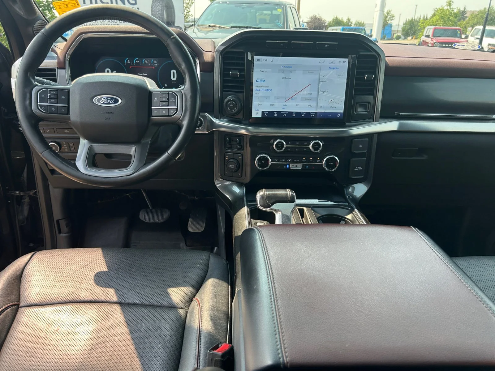 Used 2022 BLACK METAL Ford LARIAT SuperCrew image 20