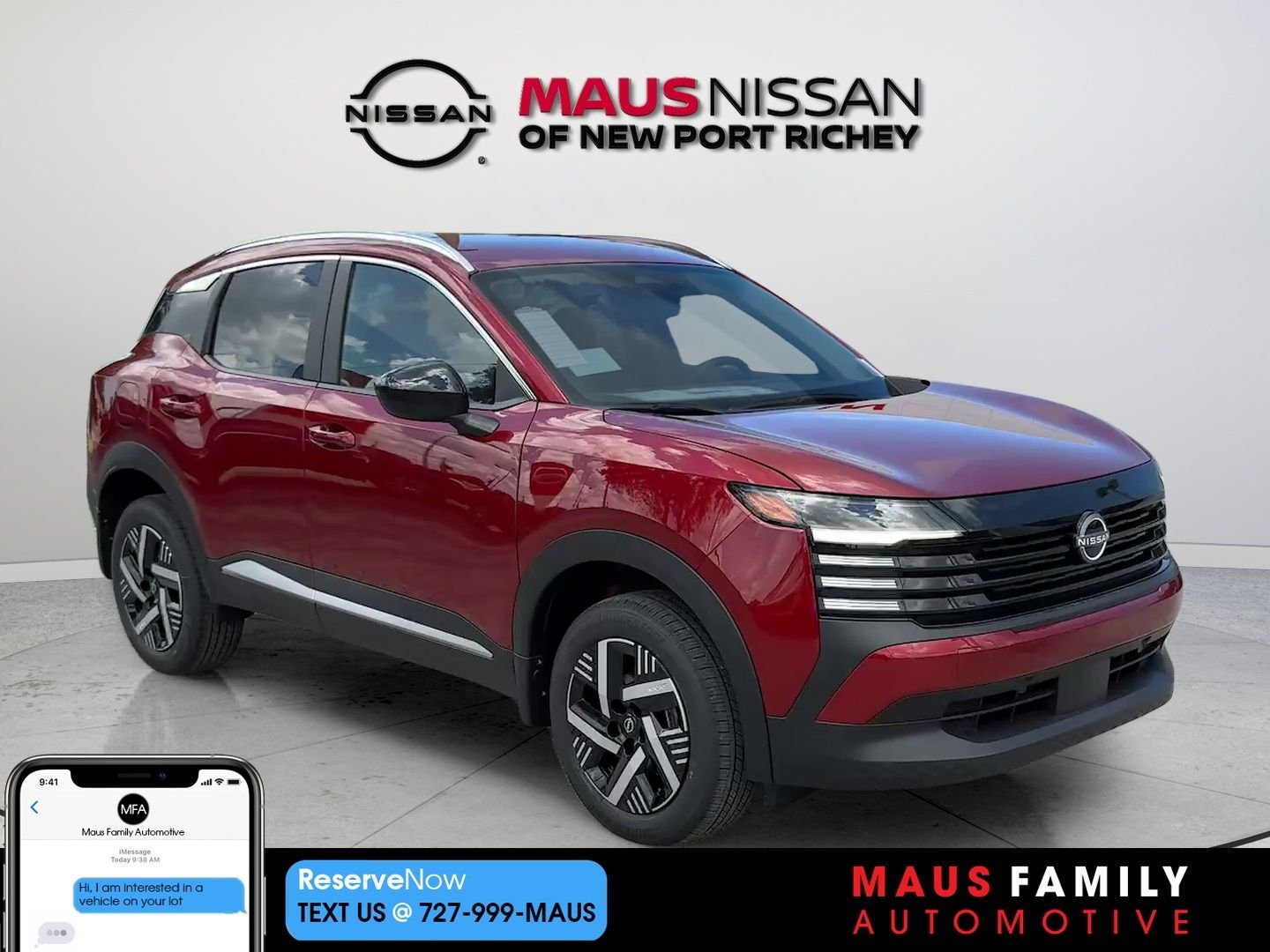 New 2026 Red Nissan SV image 1