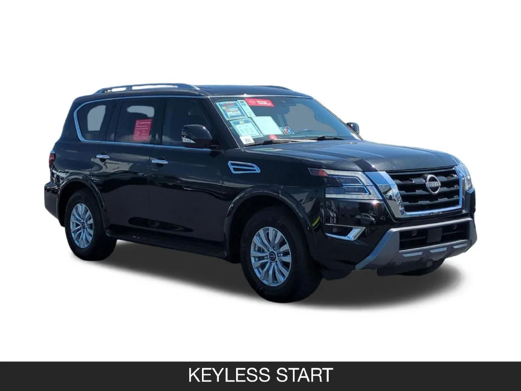 Used 2024 Black Nissan SV image 2
