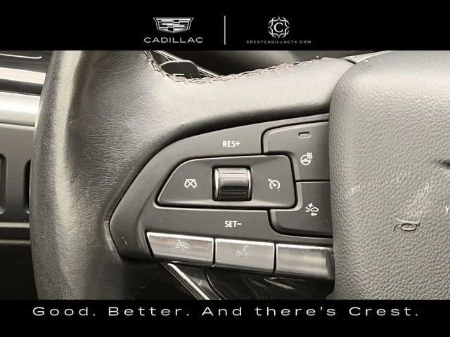Used 2024 Crystal White Tricoat CADILLAC Premium Luxury image 16