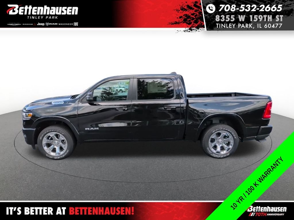 New 2026 Diamond Black Crystal Pearl-Coat Exterior Paint RAM Big Horn/Lone Star image 11