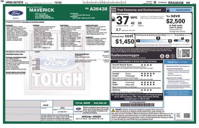Used 2024 Atlas Blue Metallic Ford XLT image 7
