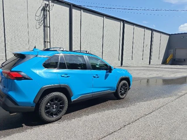 Used 2021 Blue Toyota LE image 3