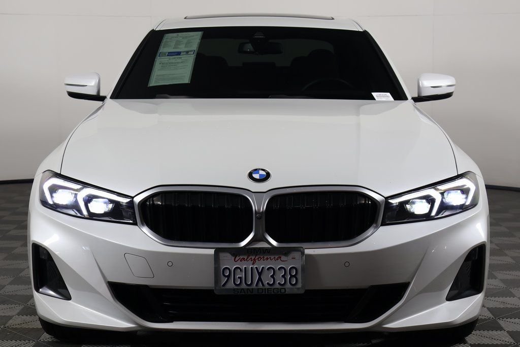 Certified Used 2023 Mineral White Metallic BMW 330i image 2
