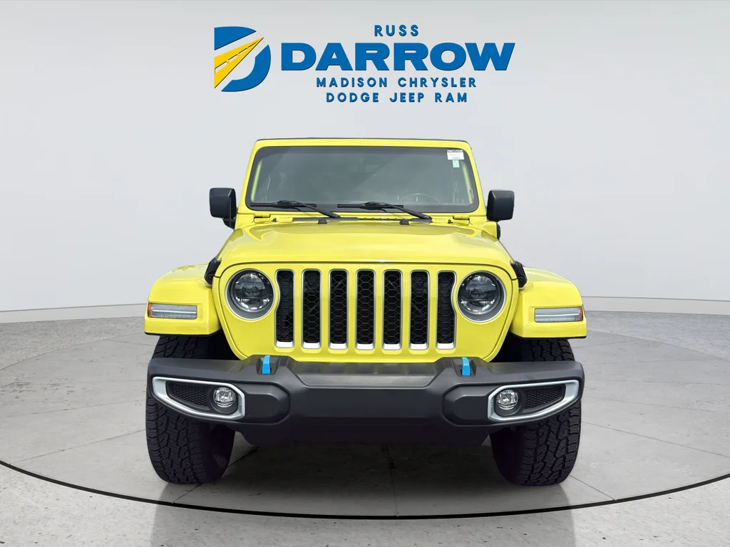 Certified Used 2023 Yellow Jeep Sahara 4xe image 8