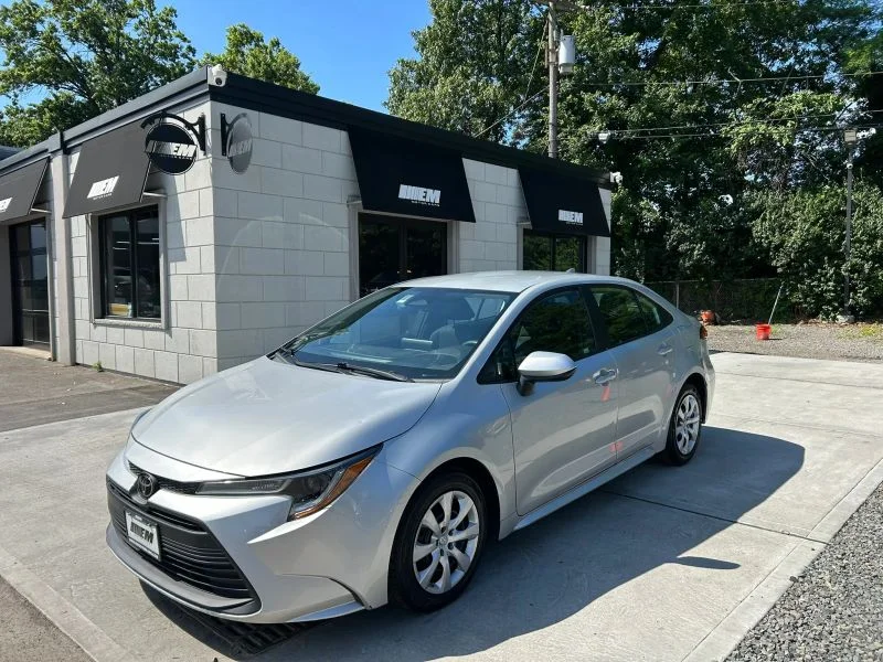 Used 2023 Silver Toyota LE Sedan 4D image 2