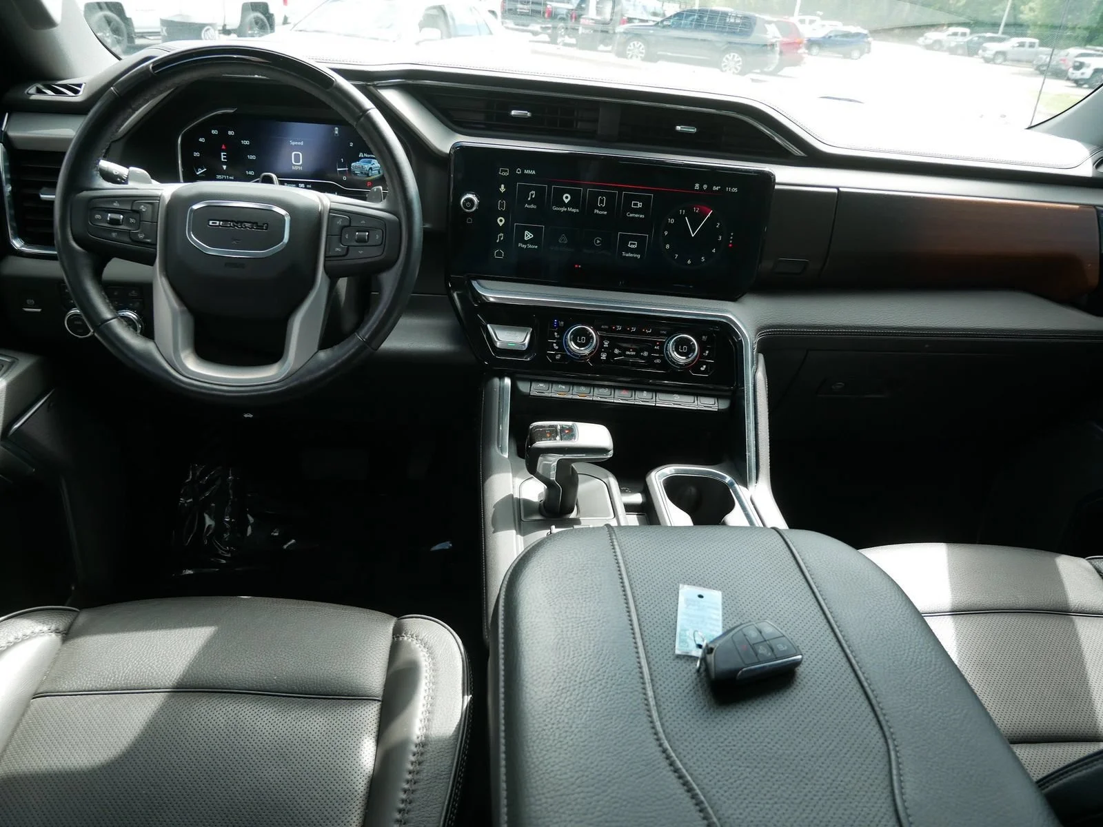 Used 2025 Thunderstorm Gray GMC Denali image 12