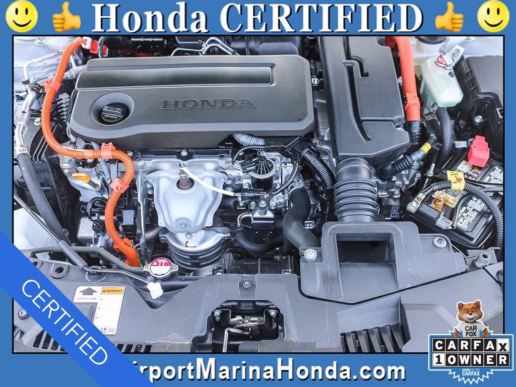 Certified Used 2024 Solar Silver Metallic Honda HYBRID SPORT-L image 10