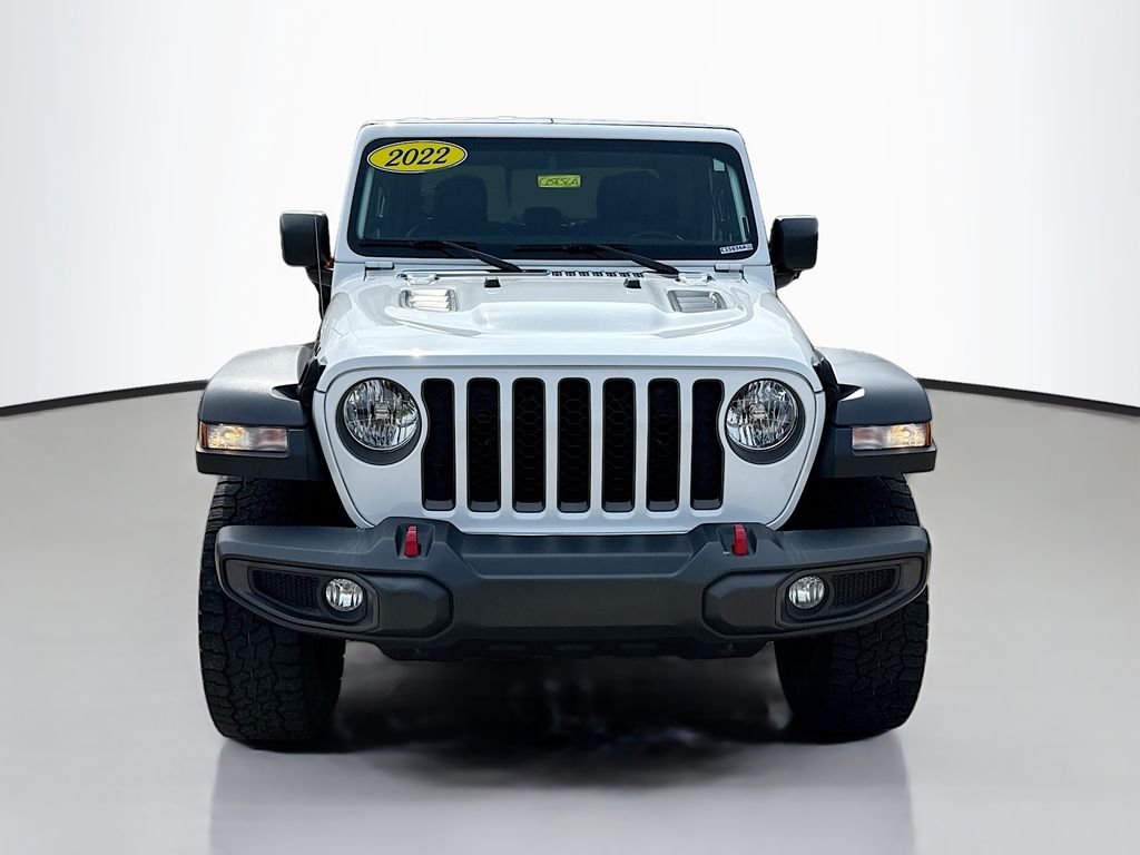 Certified Used 2022 Bright White Clearcoat Jeep Rubicon image 2