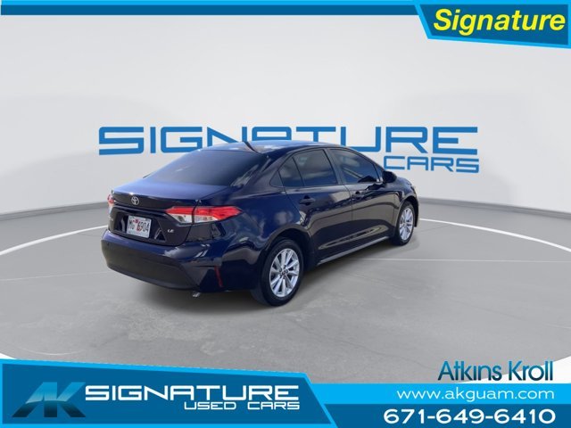 Used 2023 Blue Toyota LE image 9