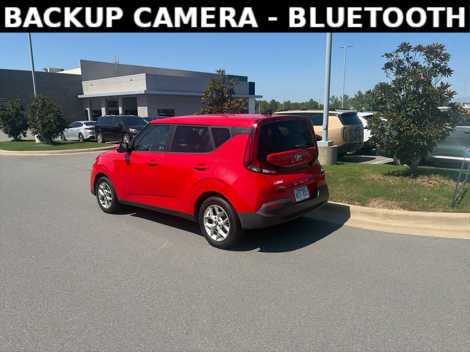 Used 2021 Inferno Red Kia S image 3