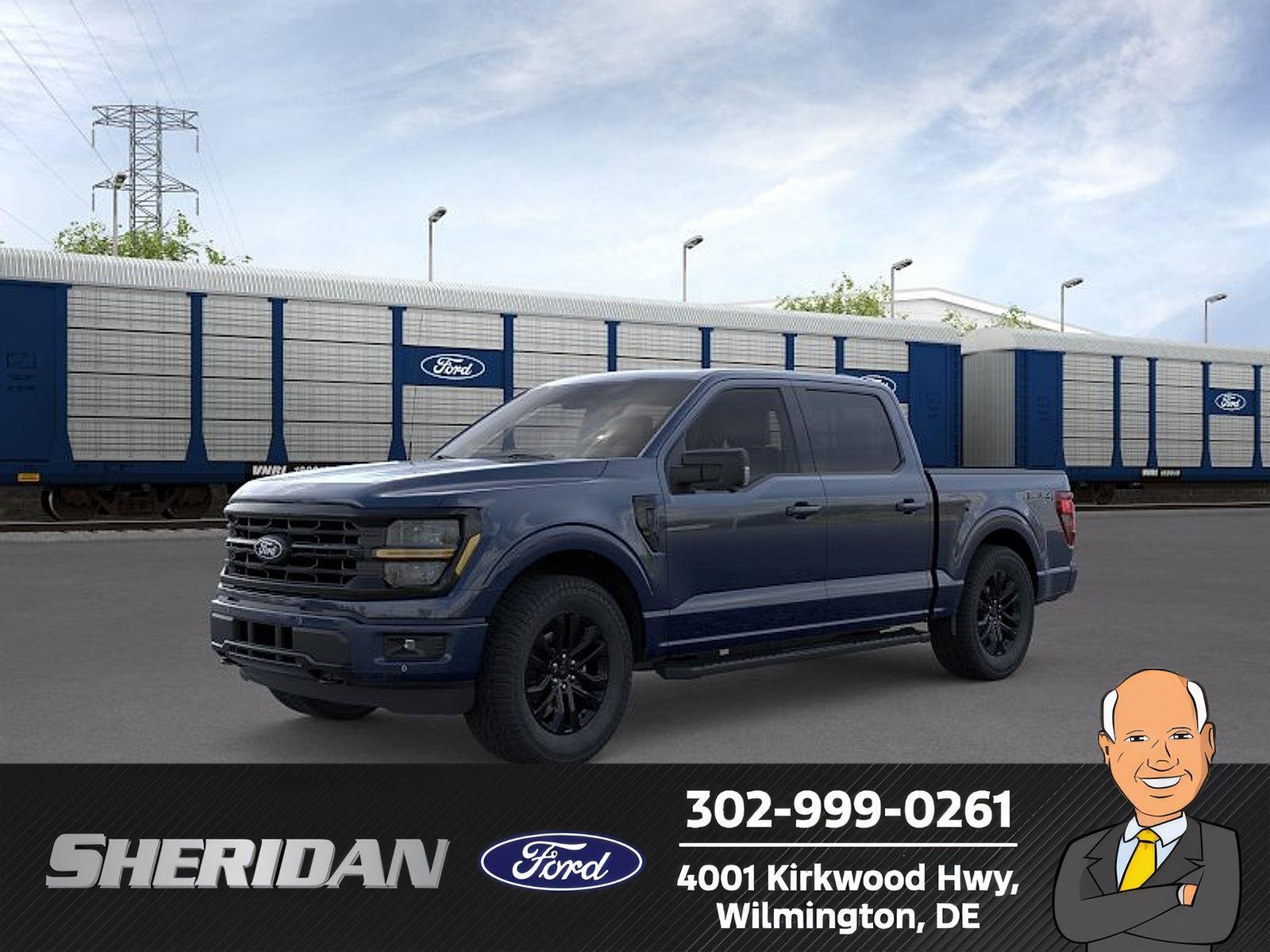 New 2026 Antimatter Blue Metallic Ford XLT image 1