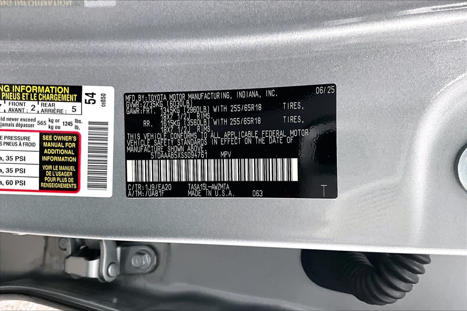 Used 2025 Celestial Silver Metallic Toyota XLE image 36