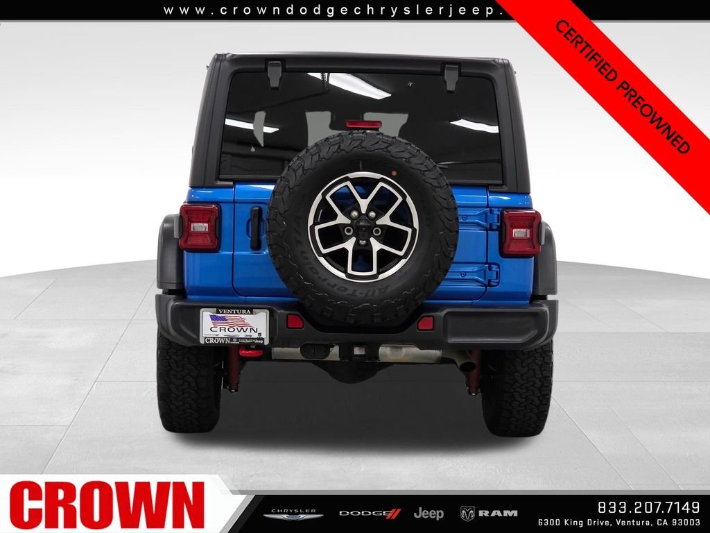 Certified Used 2025 Blue Jeep Rubicon image 6