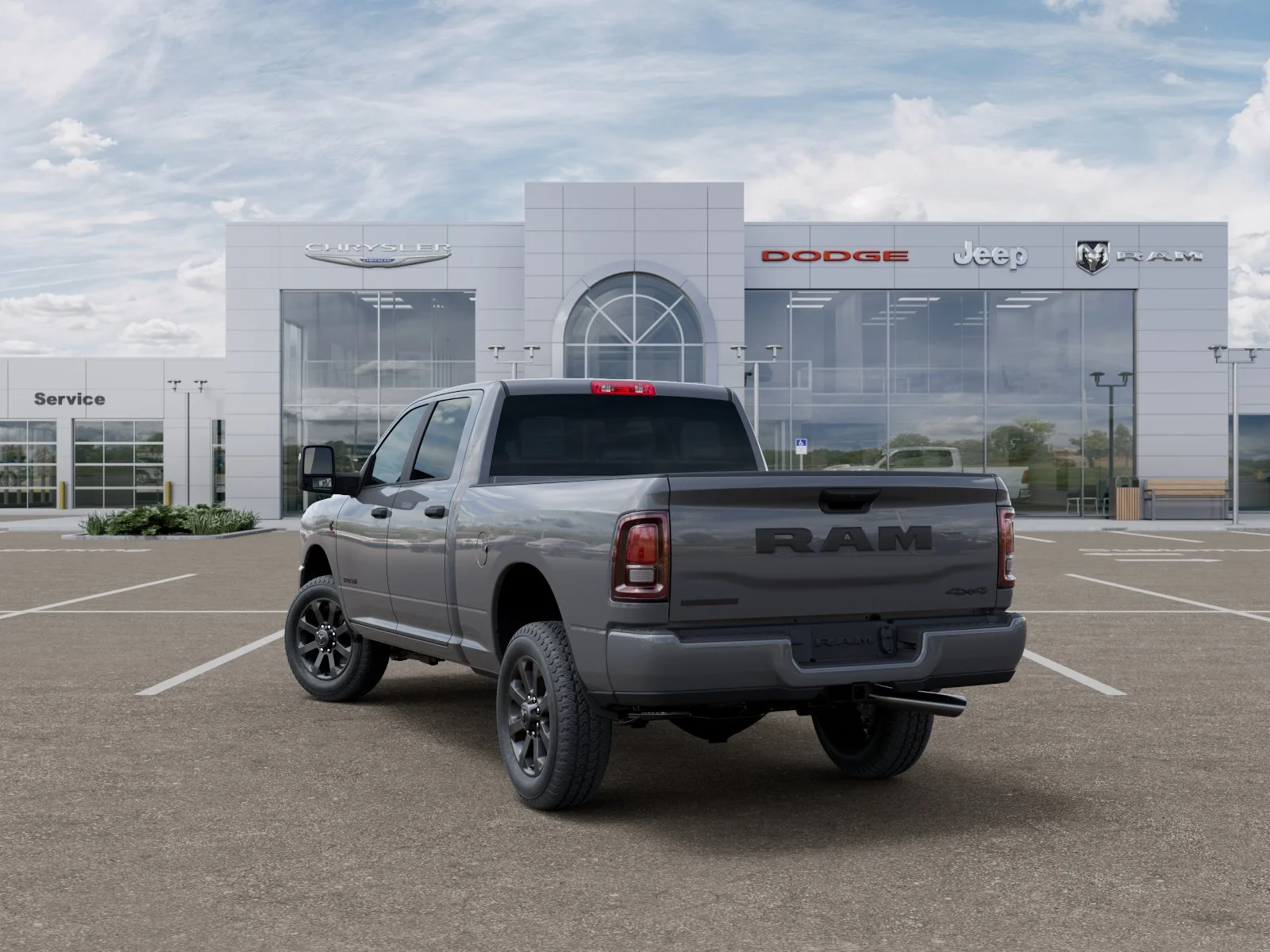 New 2026 Ceramic Gray Clearcoat RAM Big Horn image 30