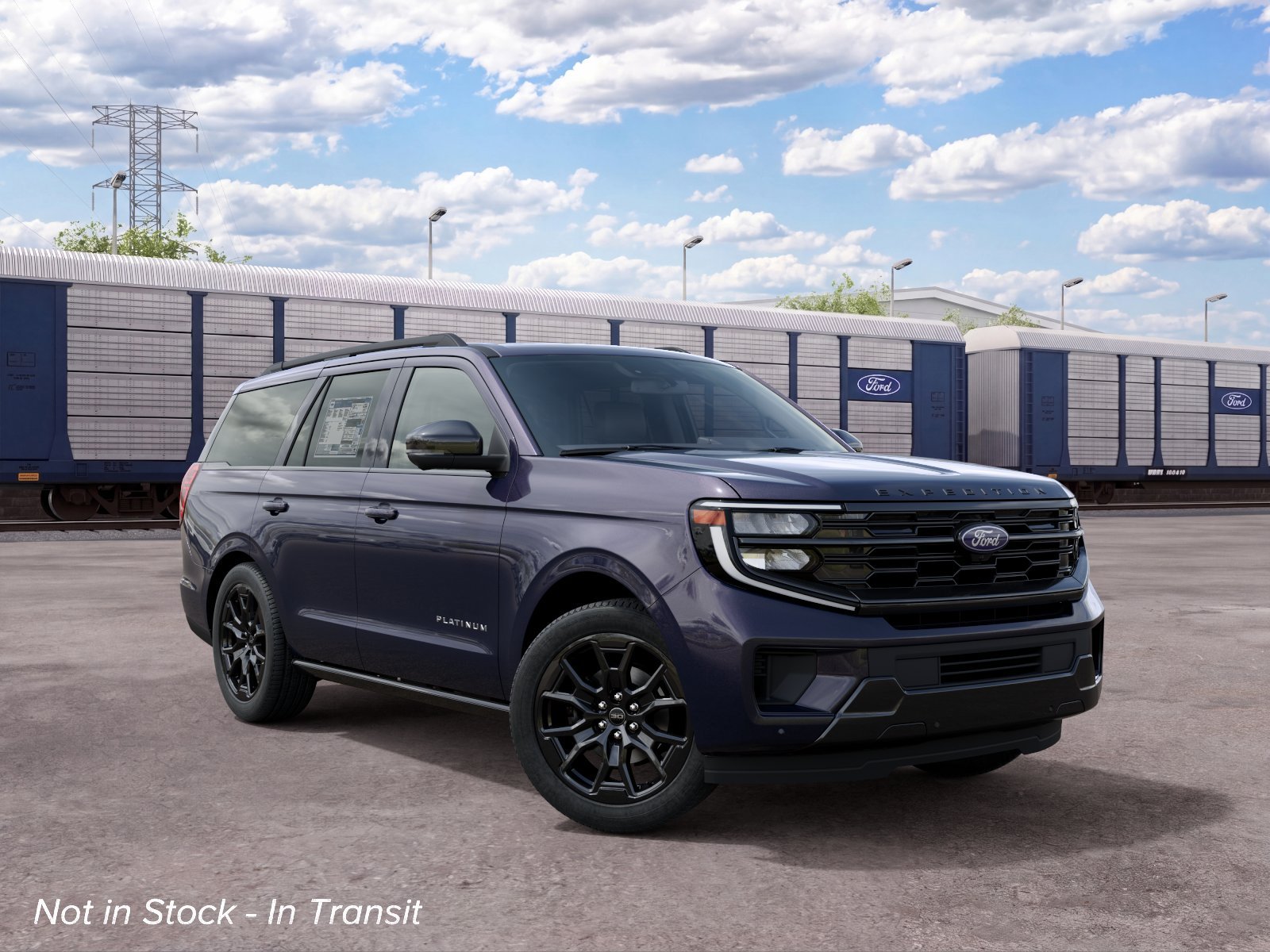 New 2027 Blue Ember Metallic Ford Platinum image 4