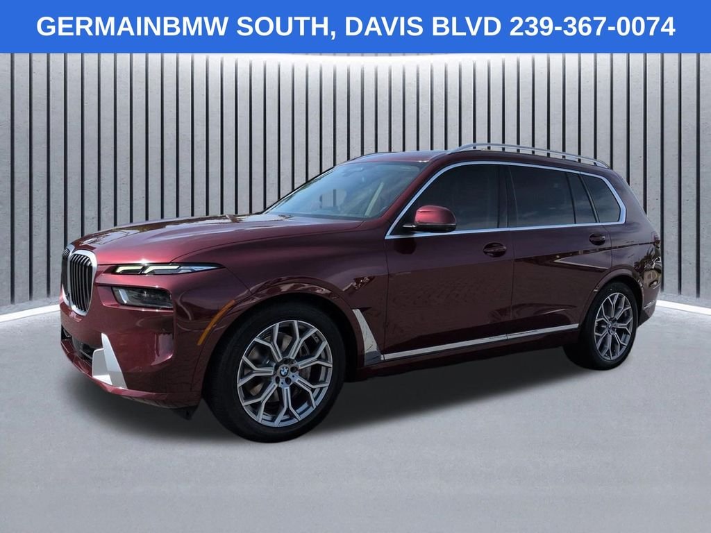 Certified Used 2024 Red Metallic BMW xDrive40i image 1
