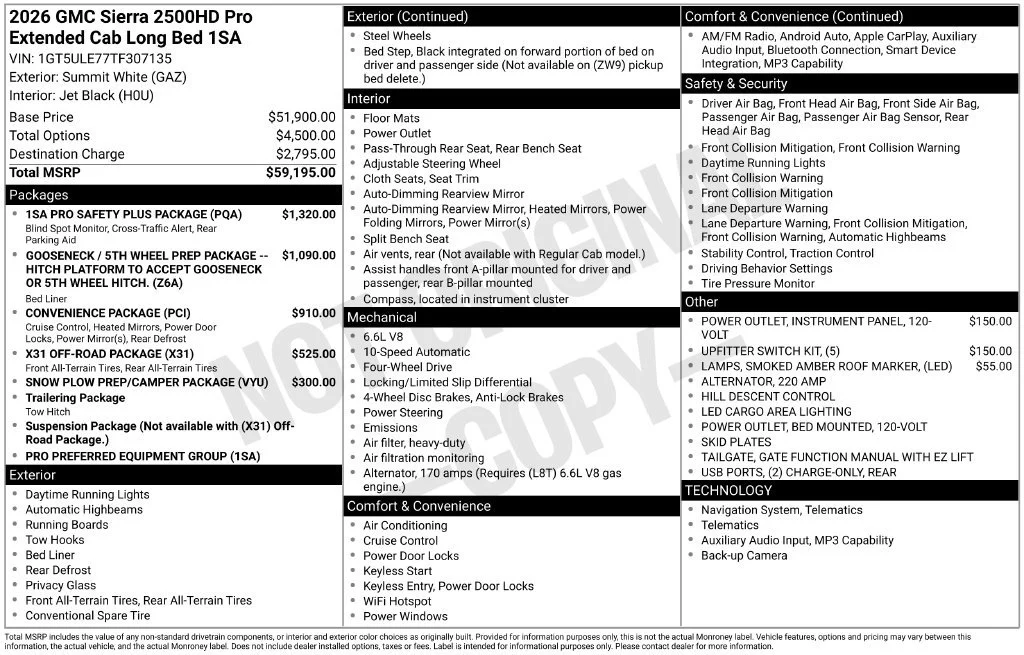 2026 GMC Sierra 2500HD Pro - Photo 31