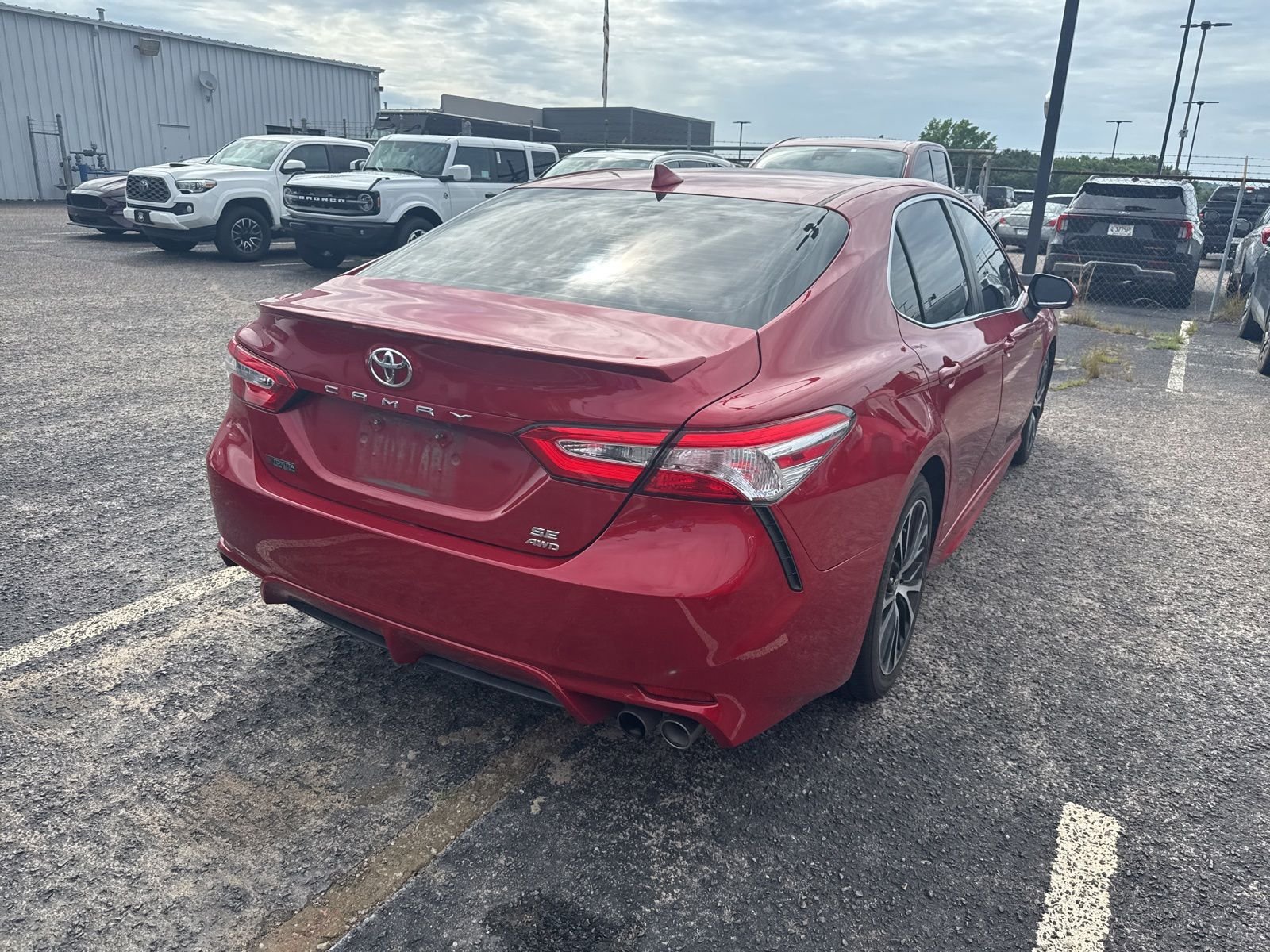 Used 2020 Red Toyota SE image 6