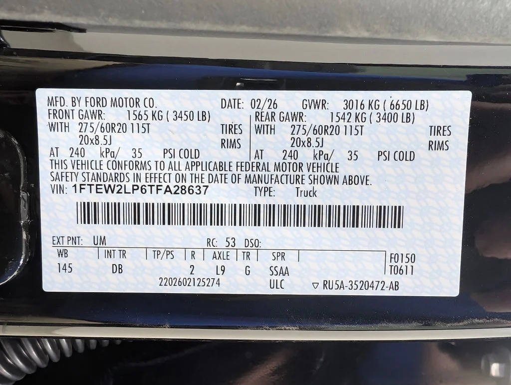New 2026 Agate Black Metallic Ford STX® image 10