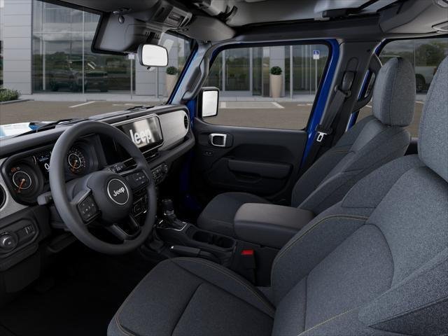New 2026 Hydro Blue Pearlcoat Jeep 4-Door Sport 4x4 image 100