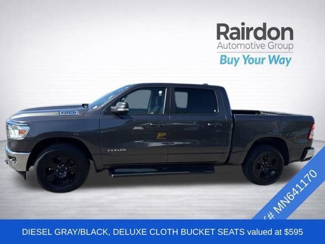 Used 2021 Granite Crystal Metallic Clearcoat Ram Big Horn/Lone Star image 4