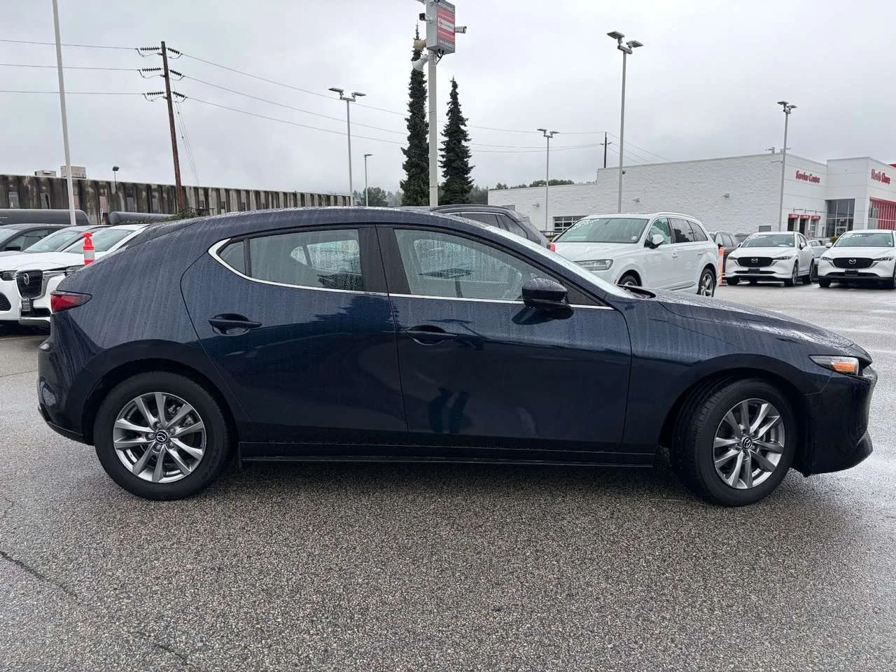 Used 2021 Deep Crystal Blue Mica Mazda GS at Hatchback! Fun to drive. Reliable! Finance available. Check it out image 6