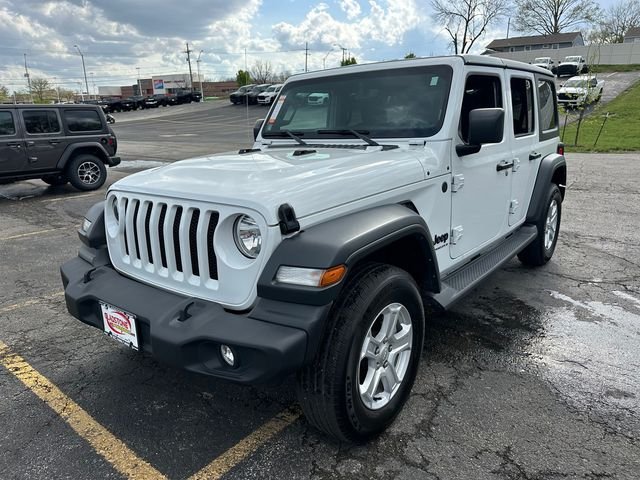 Certified 2023 Jeep Wrangler 4-Door Sport S with VIN 1C4HJXDG8PW533107 for sale in Kansas City