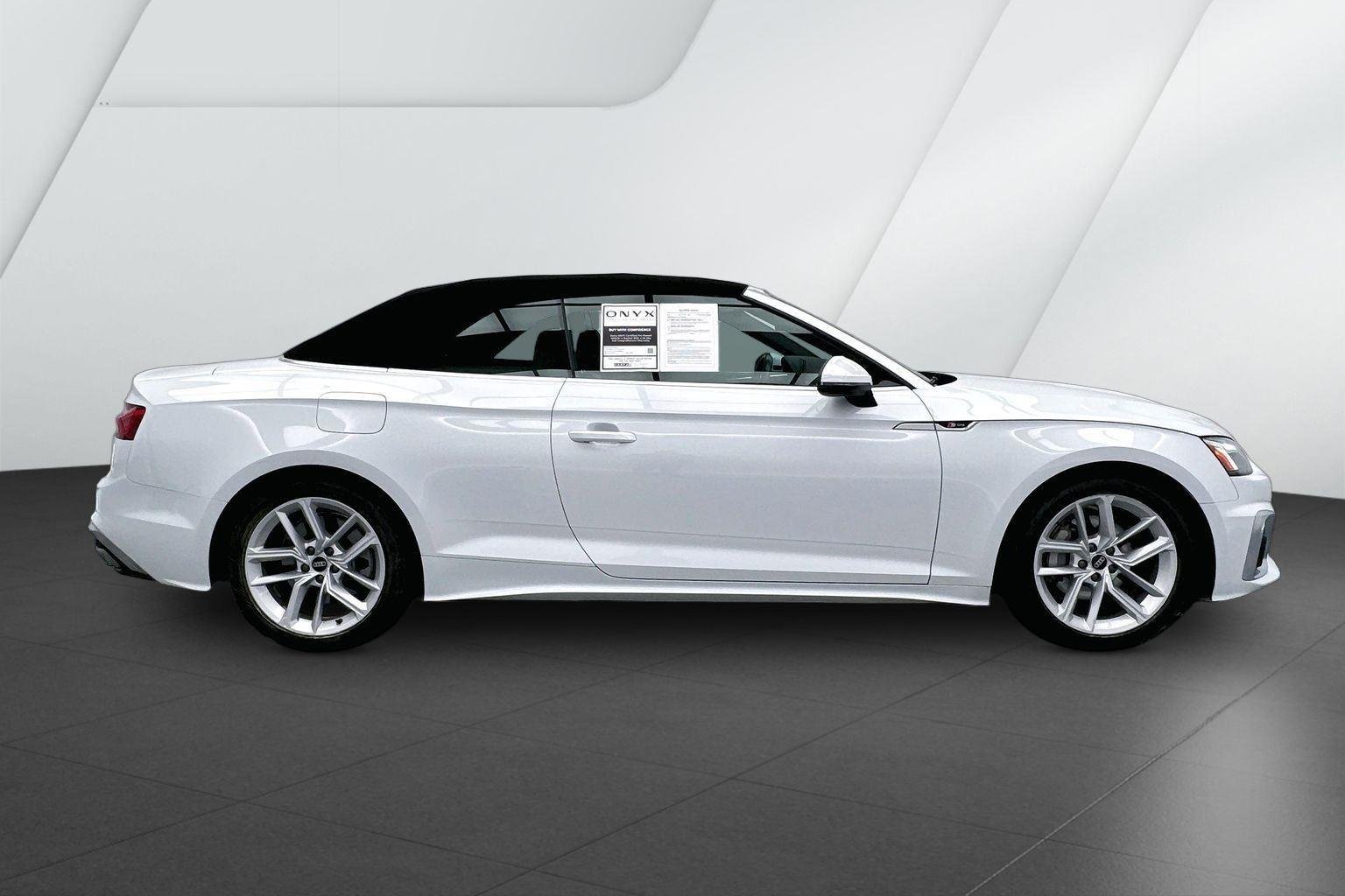 Used 2023 Glacier White Metallic/Black Roof Audi S line Premium Plus image 5