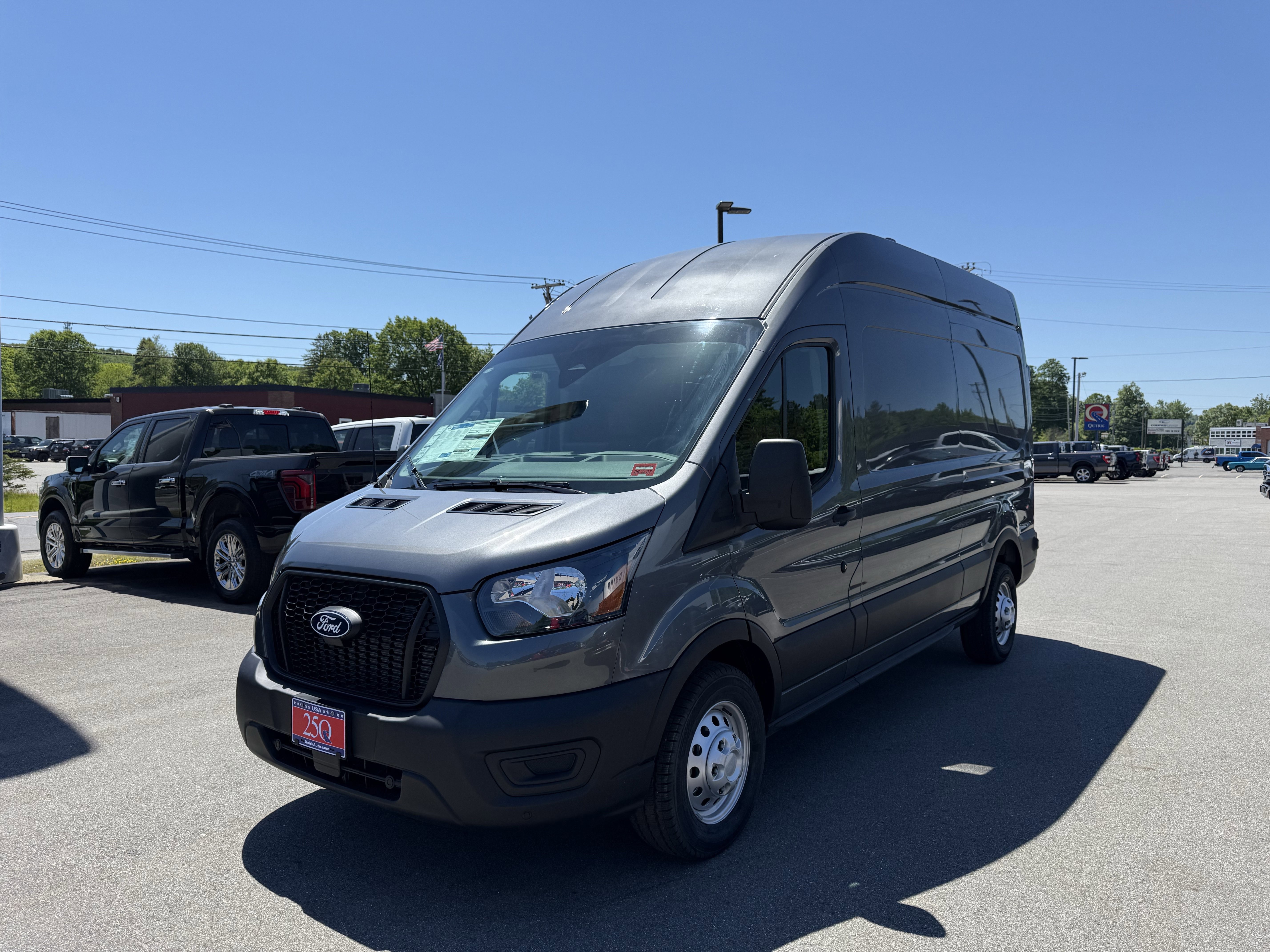 New 2026 Carbonized Gray Metallic Ford Cargo Van image 14