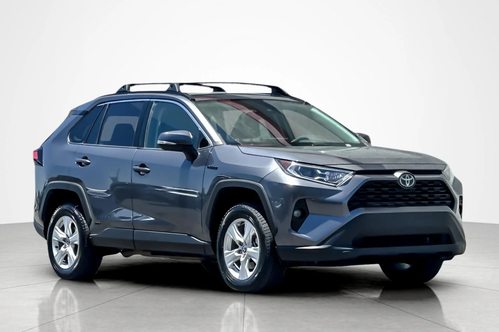 Certified Used 2021 GRAY METALLIC Toyota Hybrid XLE image 7